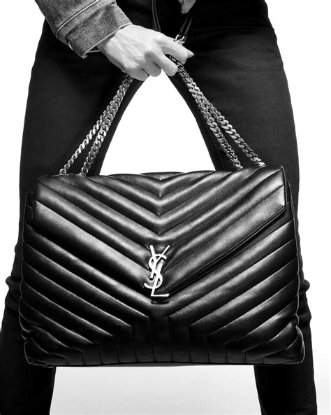 Saint Laurent YSL Monogram LouLou Quilted “Y” Flap Bag